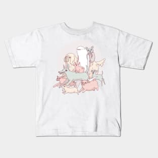 dog walker Kids T-Shirt